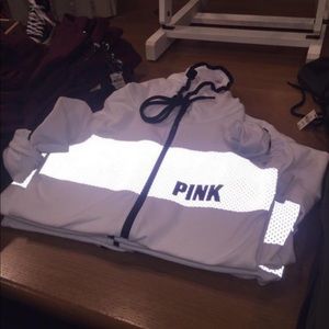 RARE reflective PINK jacket